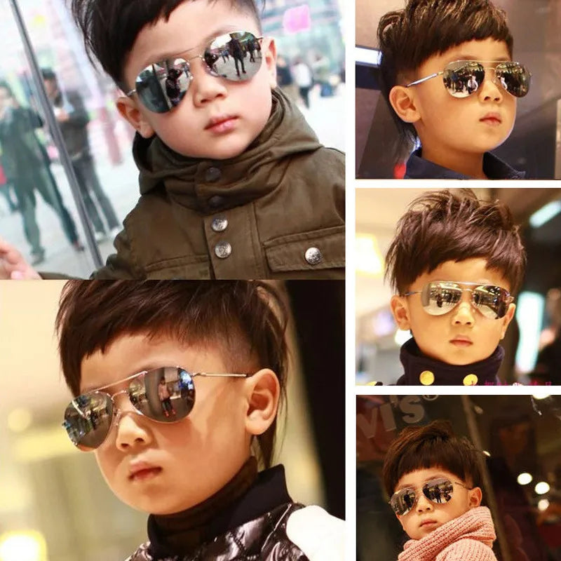 Gafas de sol aviador vintage para niños