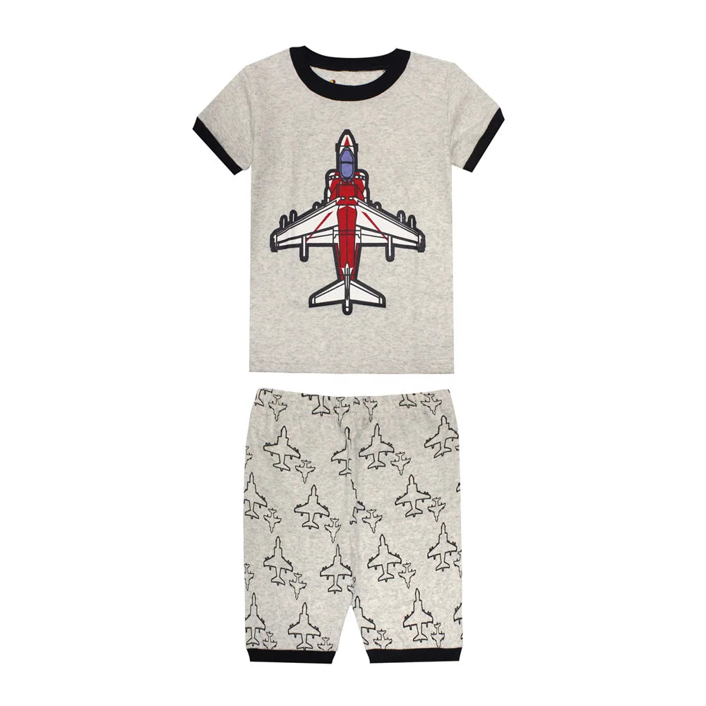 Pijama de Verano de Algodón para Niño y Niña