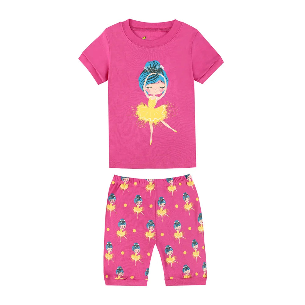 Pijama de Verano de Algodón para Niño y Niña