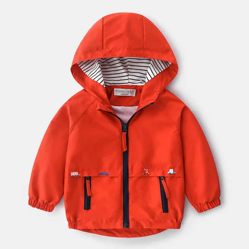 Chaqueta Infantil Ligera con Capucha para Niño