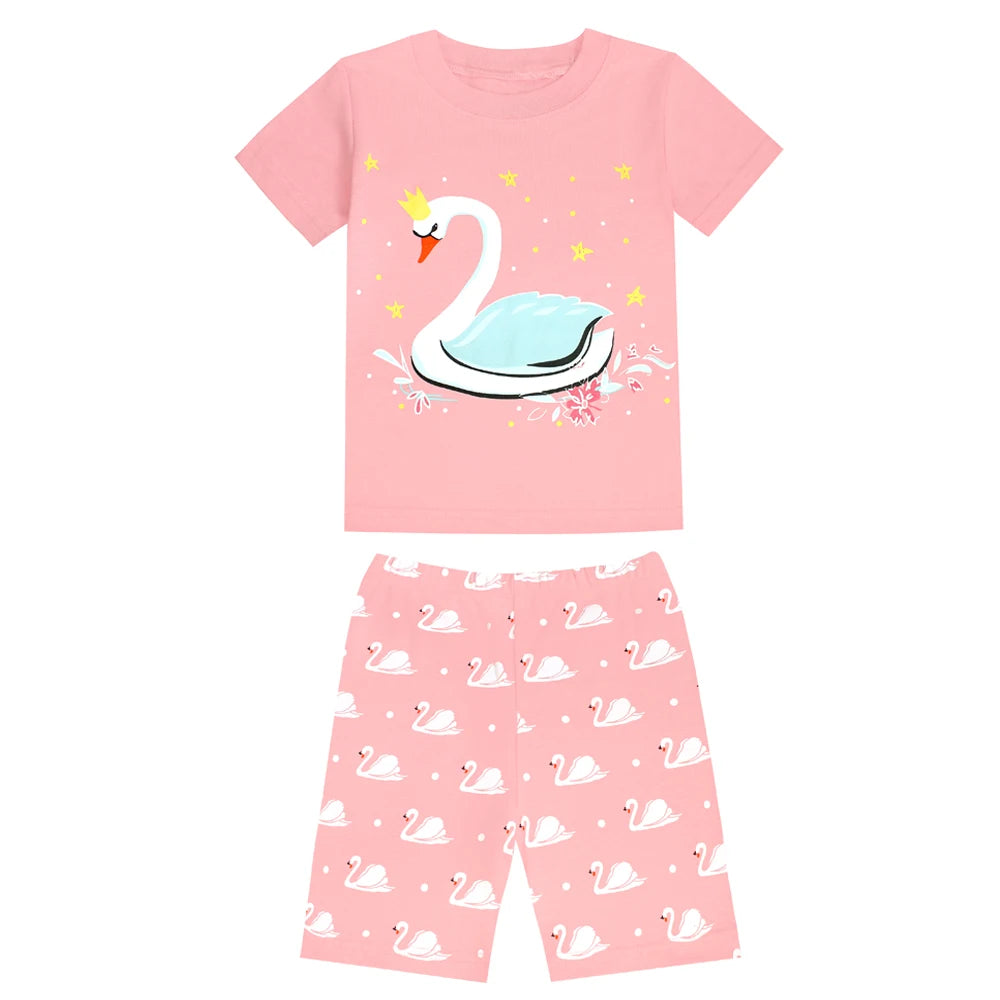 Pijama de Verano de Algodón para Niño y Niña