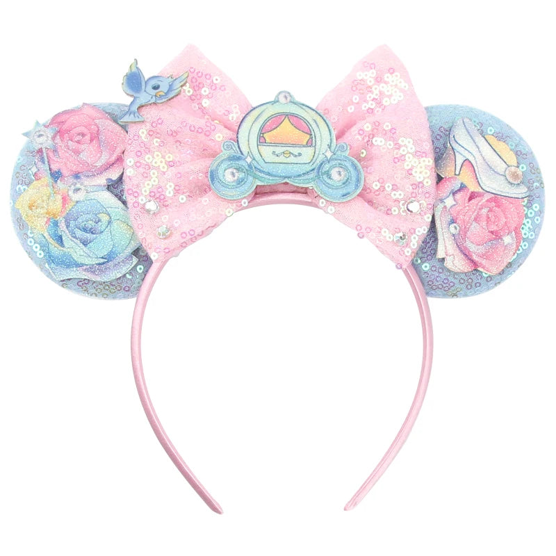 Diadema Infantil con Orejas y Lazo de Estilo Cartoon
