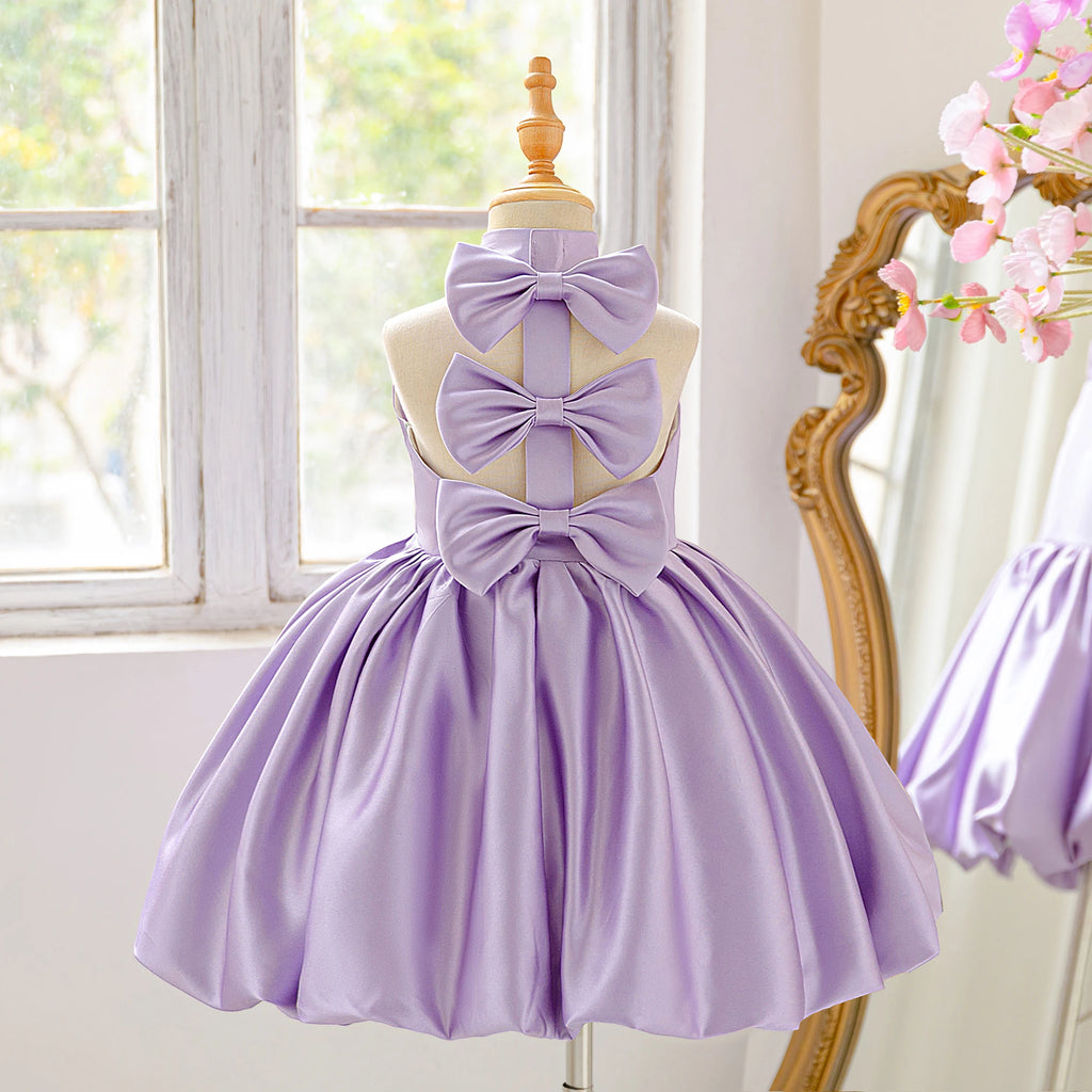 Robe de cérémonie pour enfant avec nœud