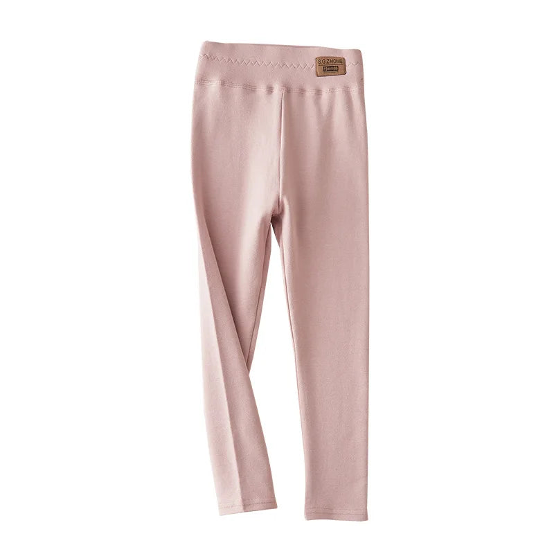 Legging enfant en coton à taille haute