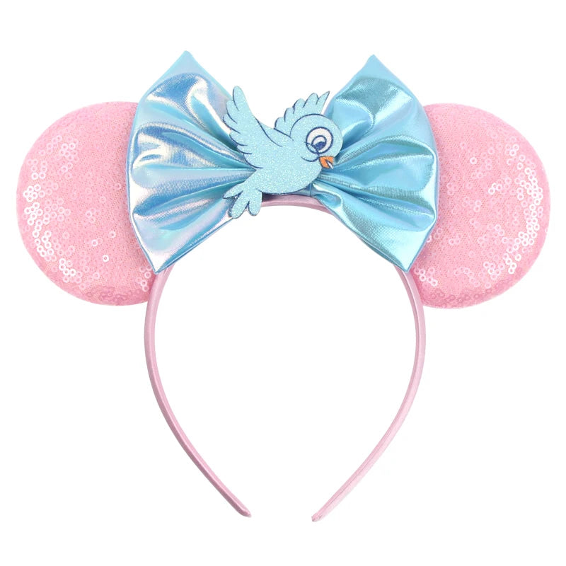 Diadema Infantil con Orejas y Lazo de Estilo Cartoon