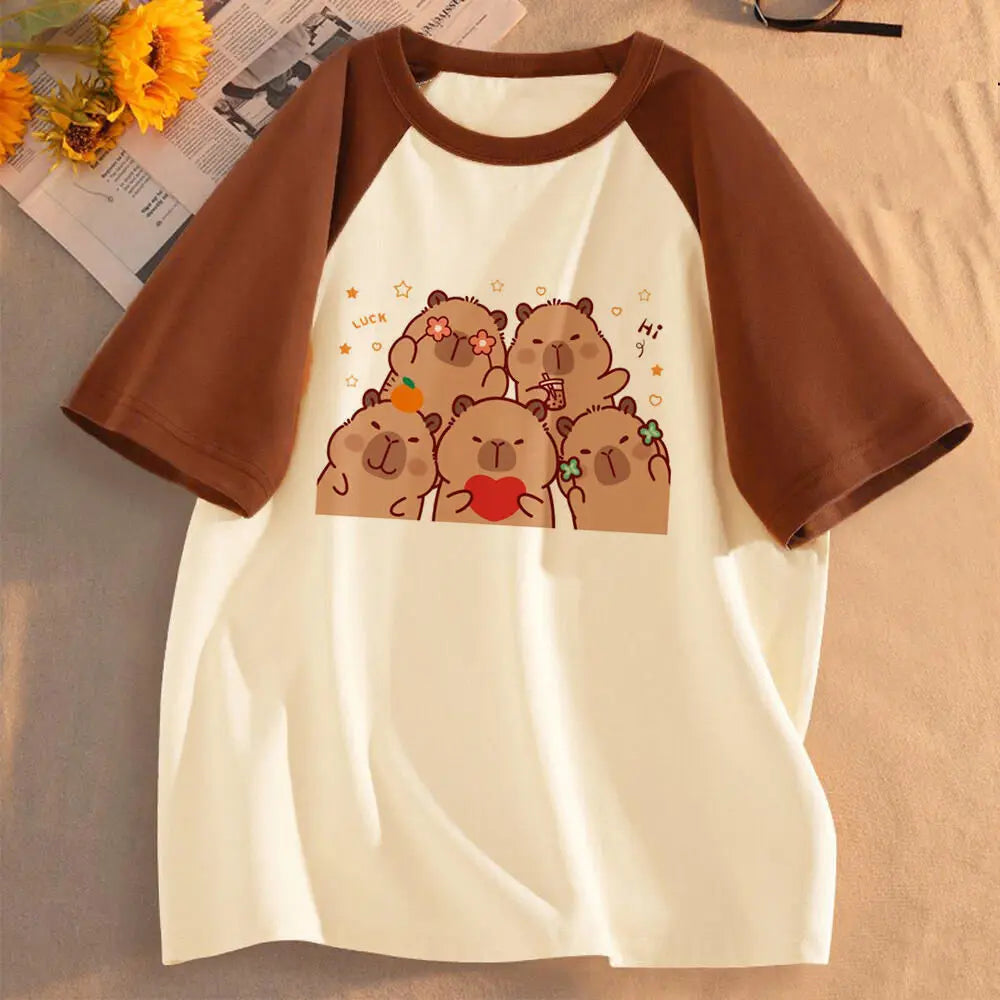 Camiseta Infantil de Modal con Estampado Divertido