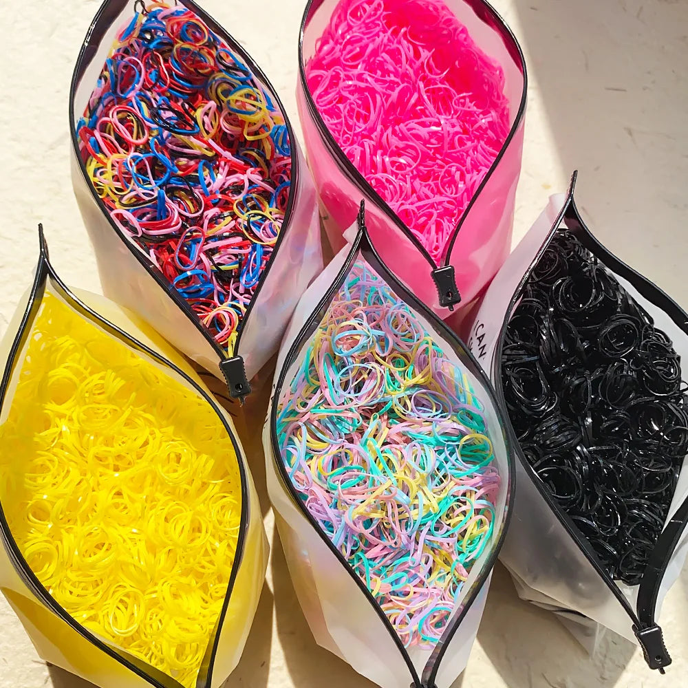 Élastiques à Cheveux Colorés pour Enfants