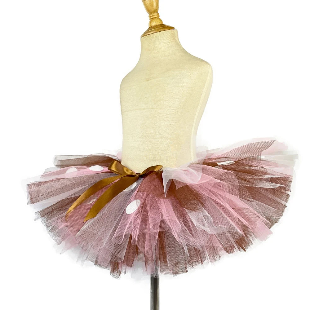 Déguisement de renne pour enfant avec robe tutu et nœud