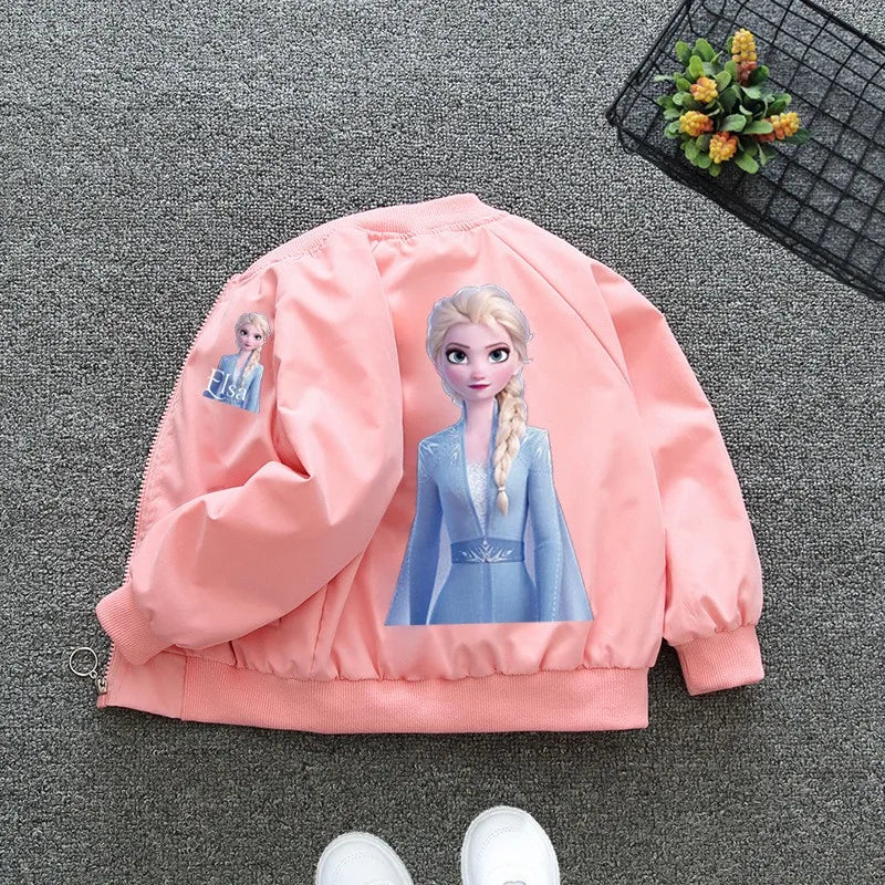 Chaqueta Infantil Ligera Estampada con Cremallera