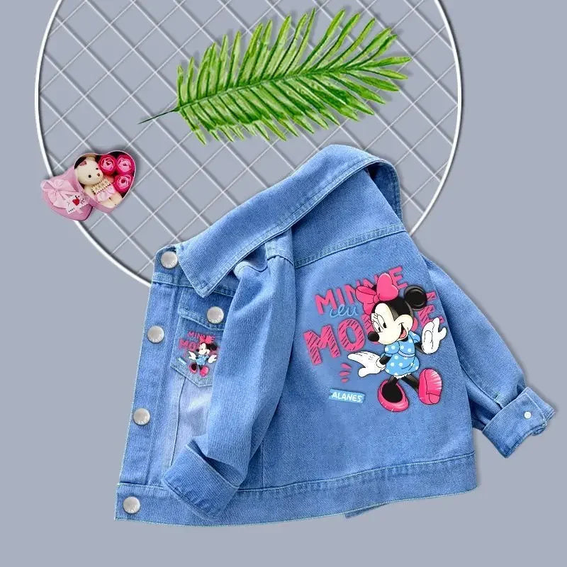Chaqueta Infantil de Denim con Estampado
