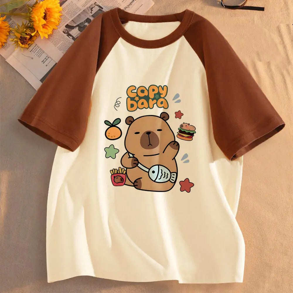 Camiseta Infantil de Modal con Estampado Divertido