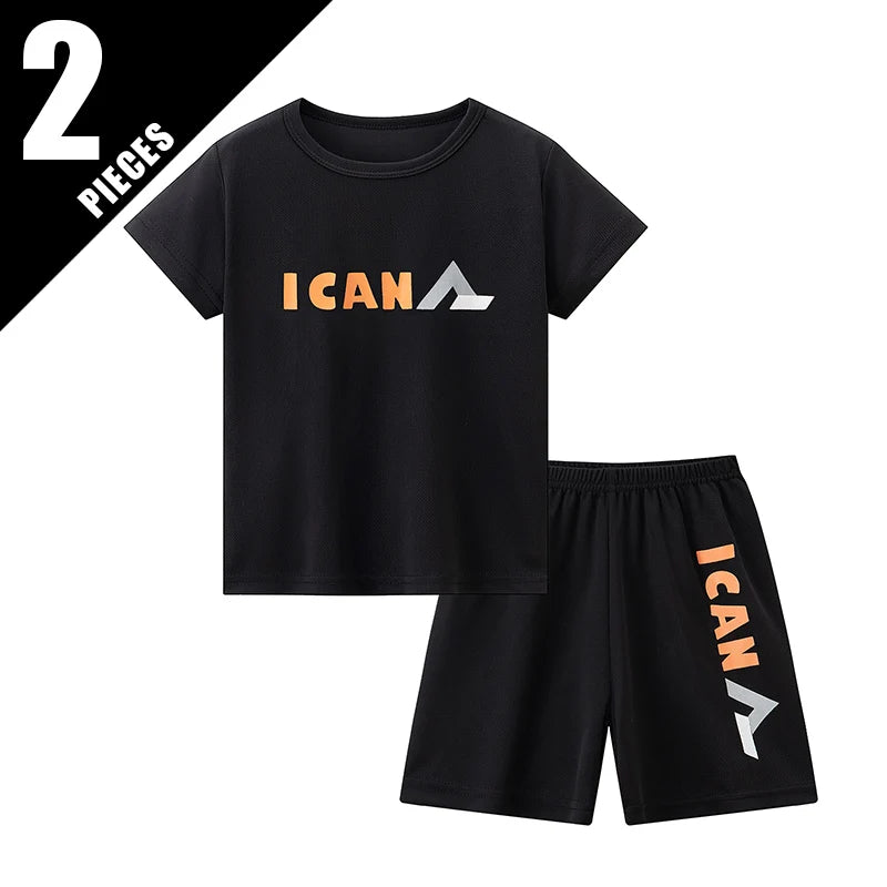 Short Infantil con Estampado de Letras para Niño