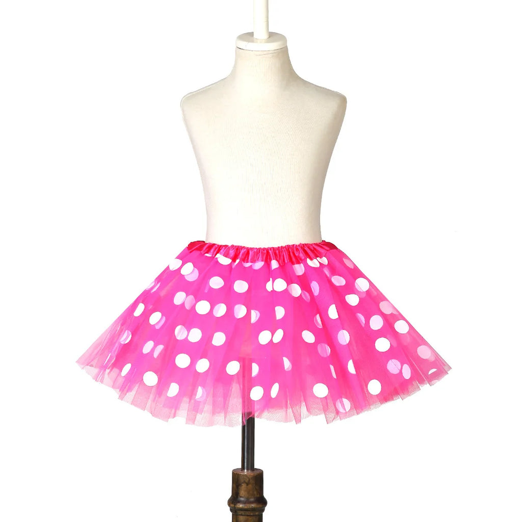 Jupe tutu de princesse à pois pour enfant