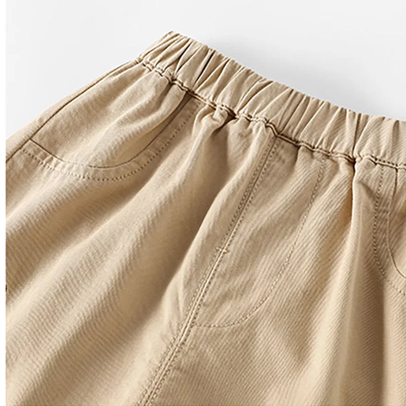 Pantalón Infantil Holgado con Bordado para Niño