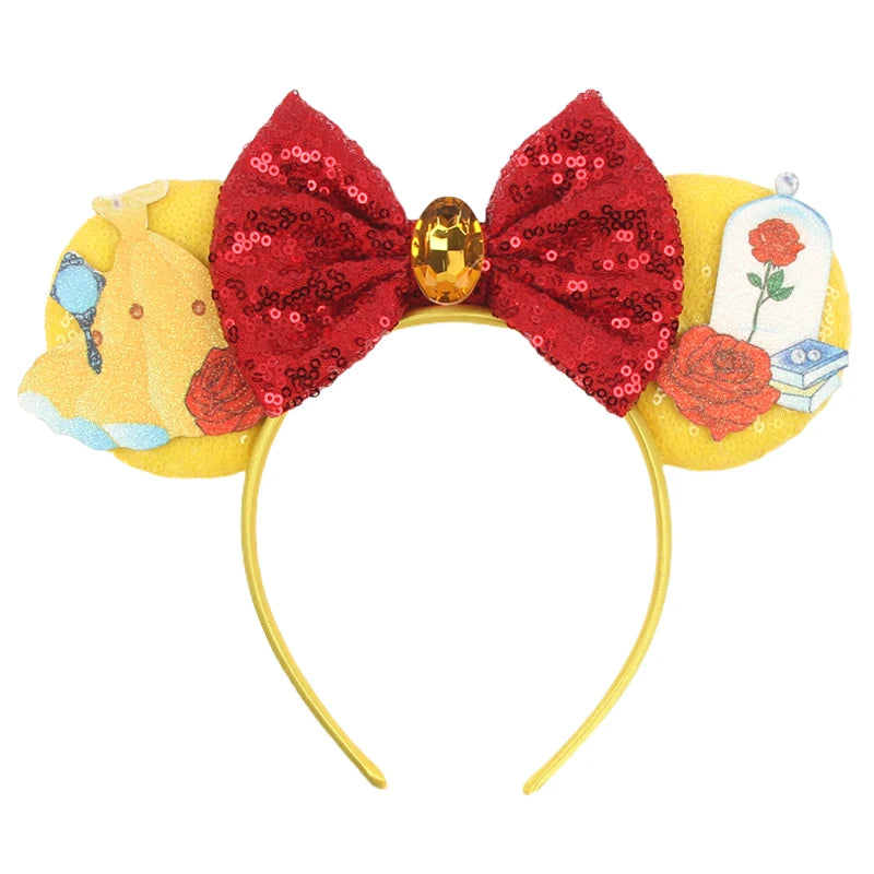 Diadema Infantil con Orejas y Lazo de Estilo Cartoon