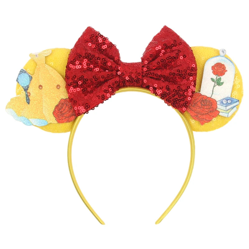Diadema Infantil con Orejas y Lazo de Estilo Cartoon
