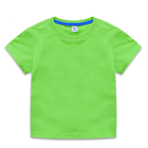 Camiseta Infantil Básica de Algodón