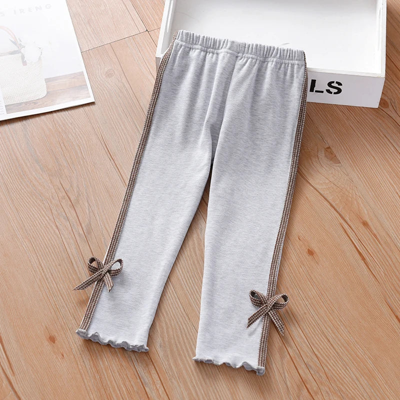 Legging Infantil de Algodón con Estampado Floral