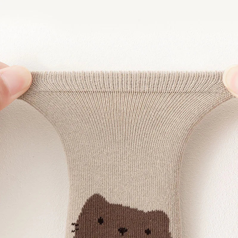 Lot de 6 paires de chaussettes antidérapantes pour enfants