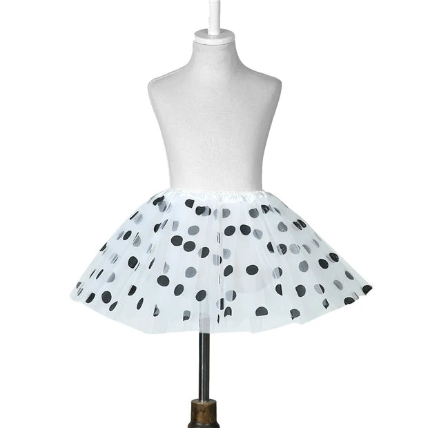 Jupe tutu de princesse à pois pour enfant