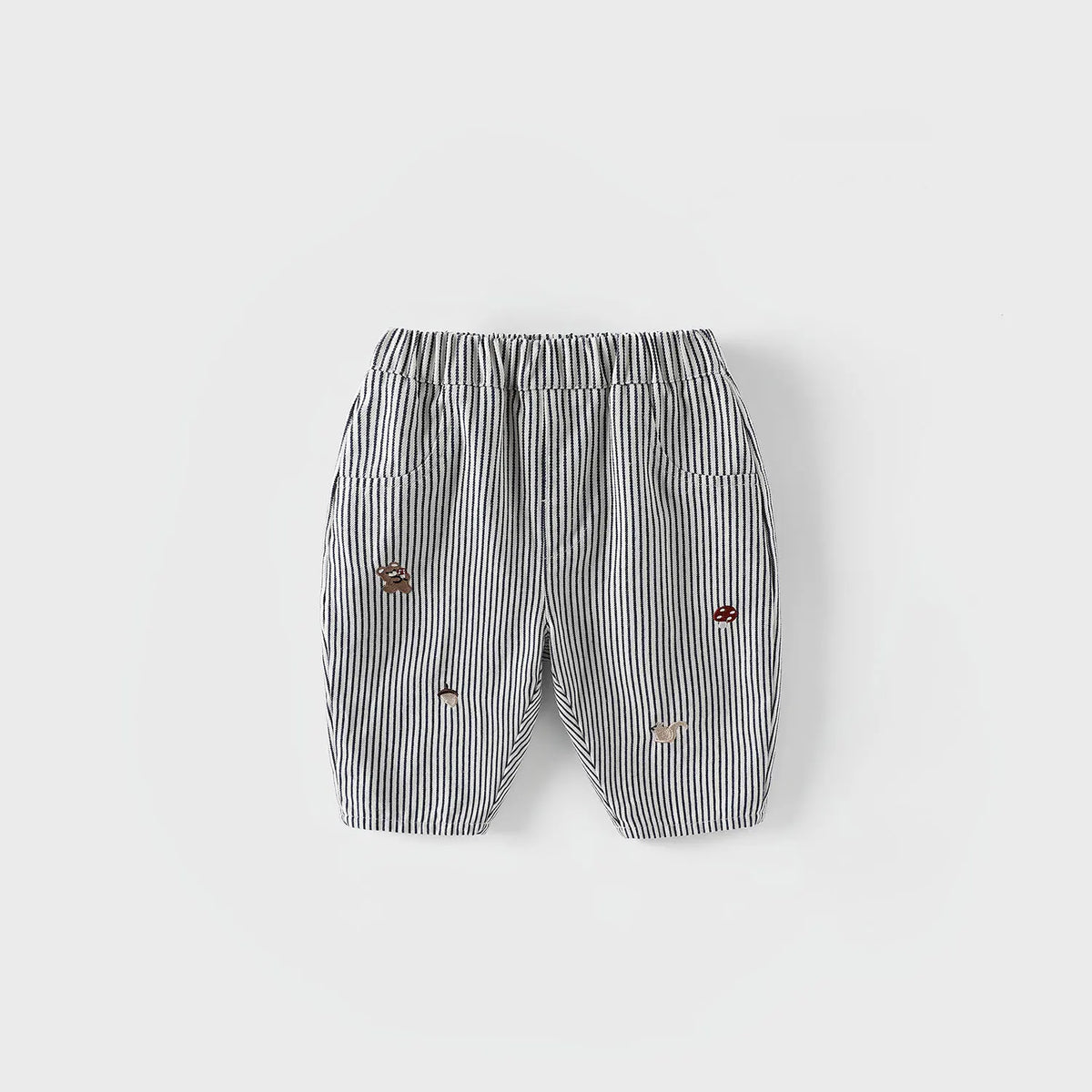Pantalón Infantil Holgado con Bordado para Niño
