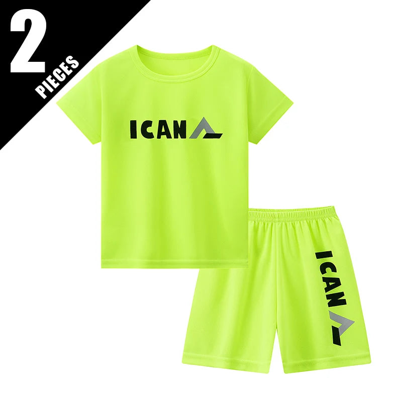 Short Infantil con Estampado de Letras para Niño