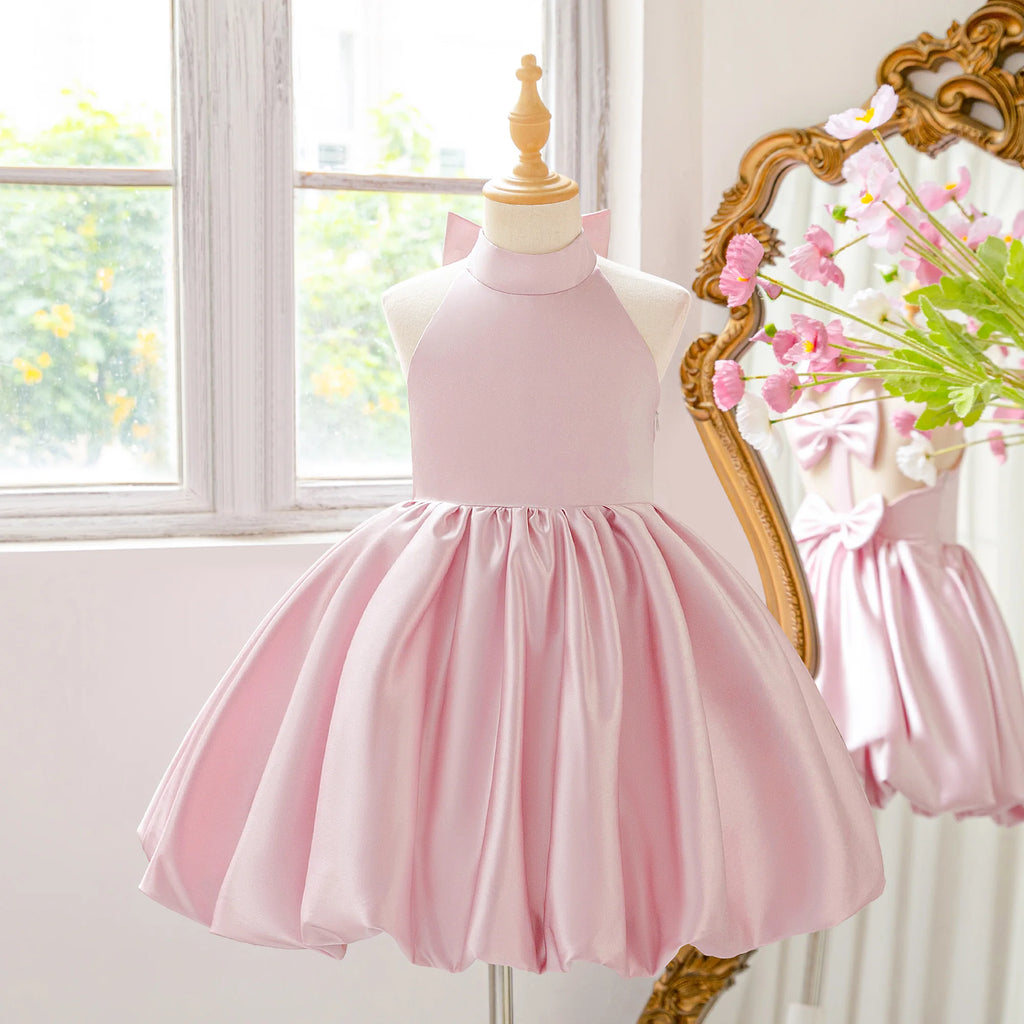 Robe de cérémonie pour enfant avec nœud