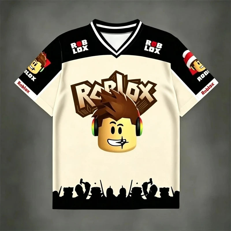 Camiseta Infantil Estampada de Estilo Gamer