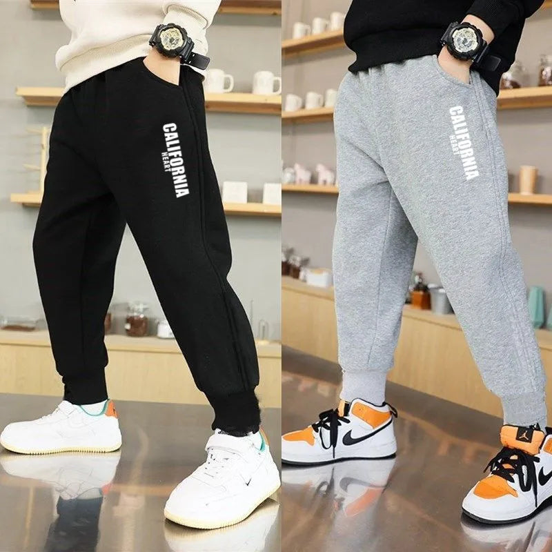Pantalón Deportivo Infantil con Estampado de Letras para Niño