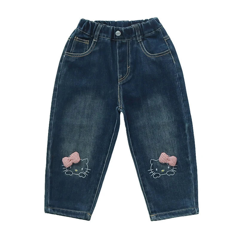Jeans Infantil con Estampado de Dibujos Animados
