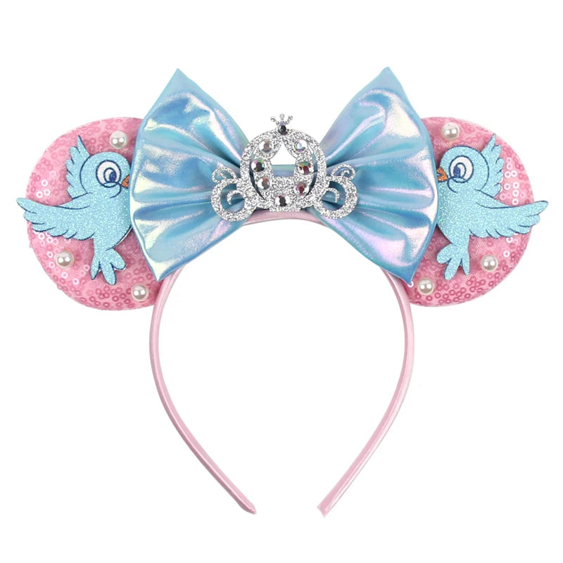 Diadema Infantil con Orejas y Lazo de Estilo Cartoon