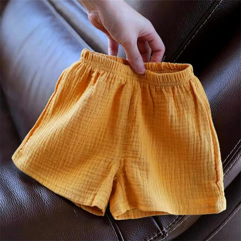Short Infantil de Algodón con Cintura Elástica