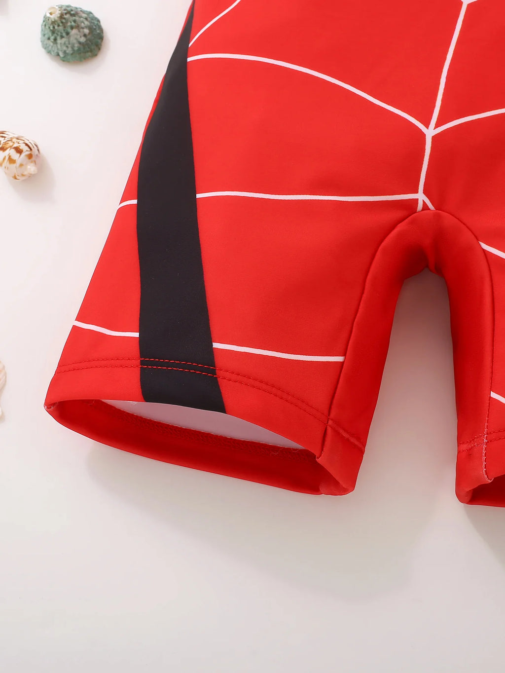 Traje de Baño Enterizo para Niño con Bloques de Color