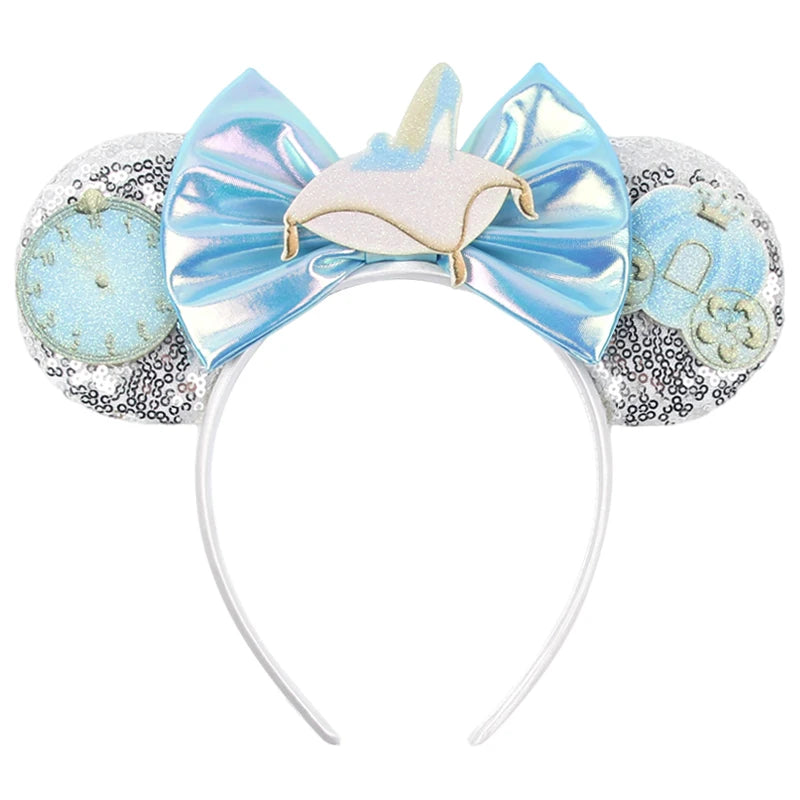 Diadema Infantil con Orejas y Lazo de Estilo Cartoon