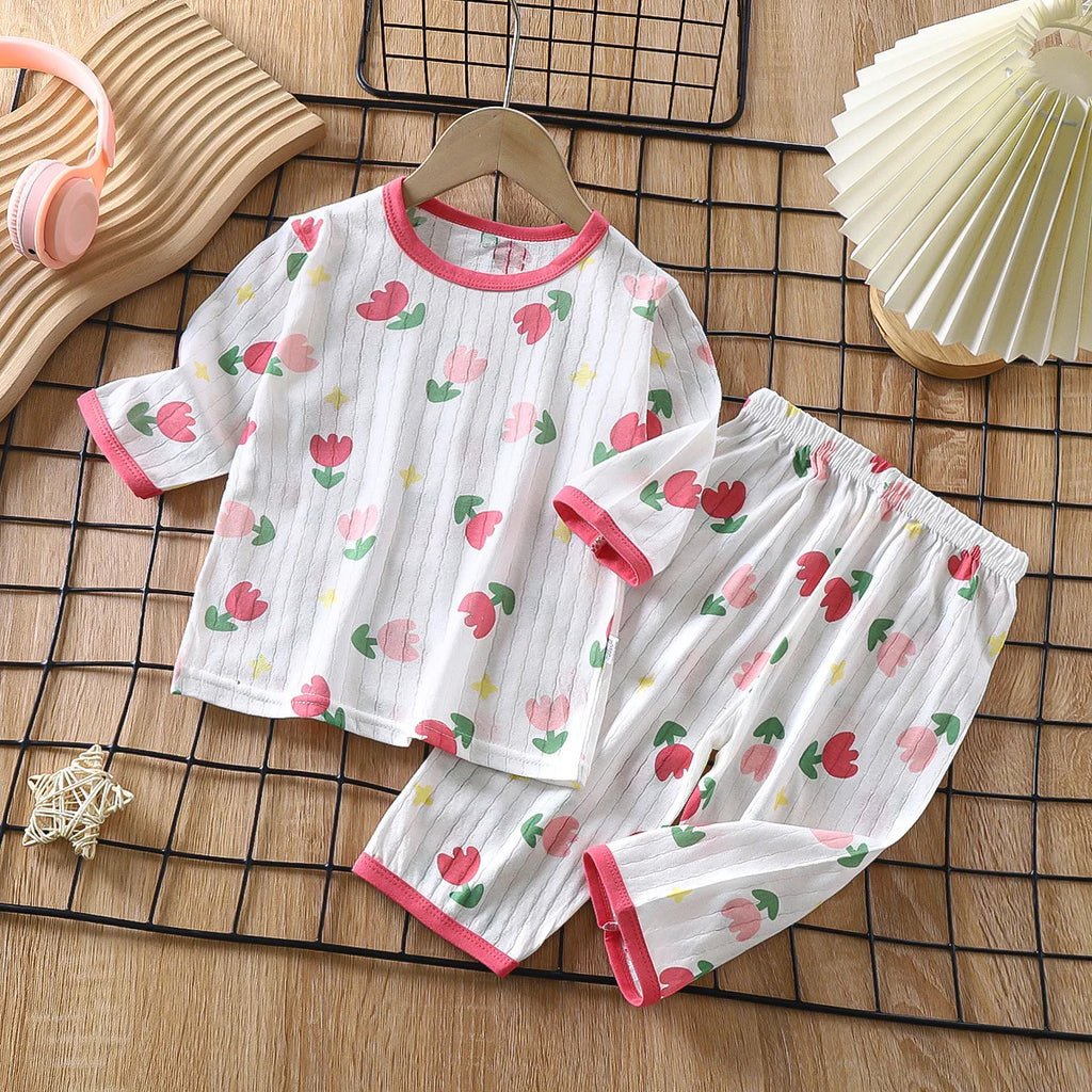 Pijama infantil de manga larga
