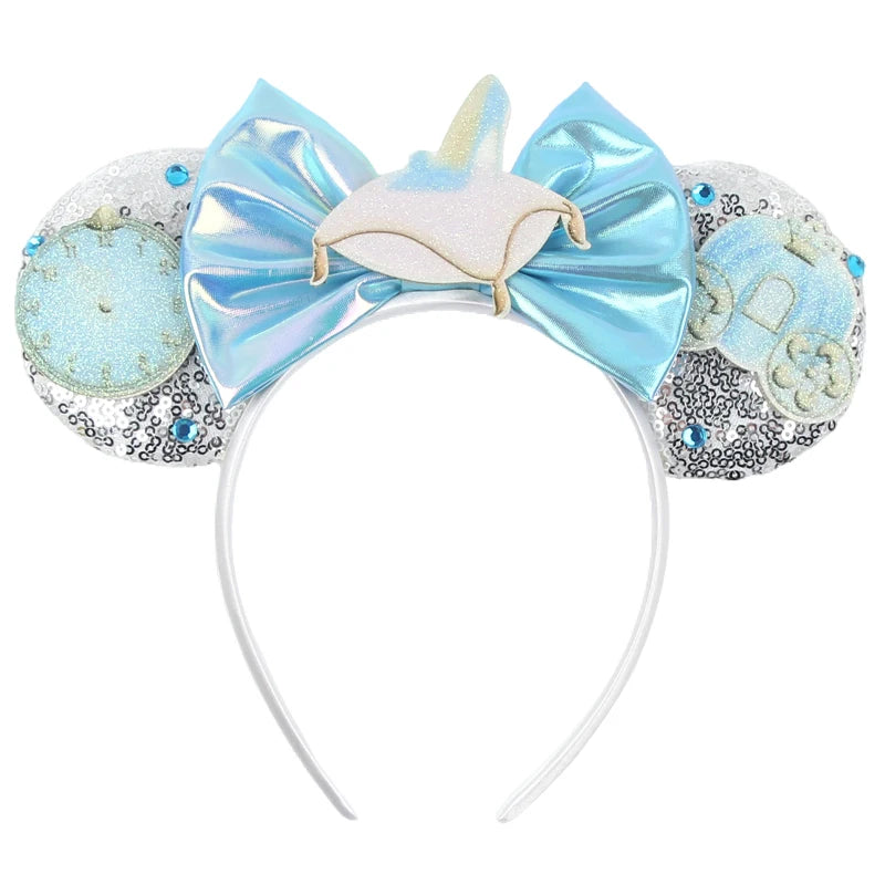 Diadema Infantil con Orejas y Lazo de Estilo Cartoon