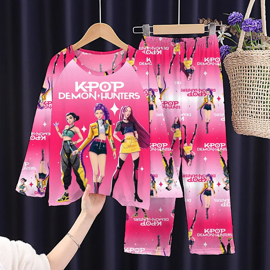 Pijama infantil de manga larga con estampado de estilo divertido