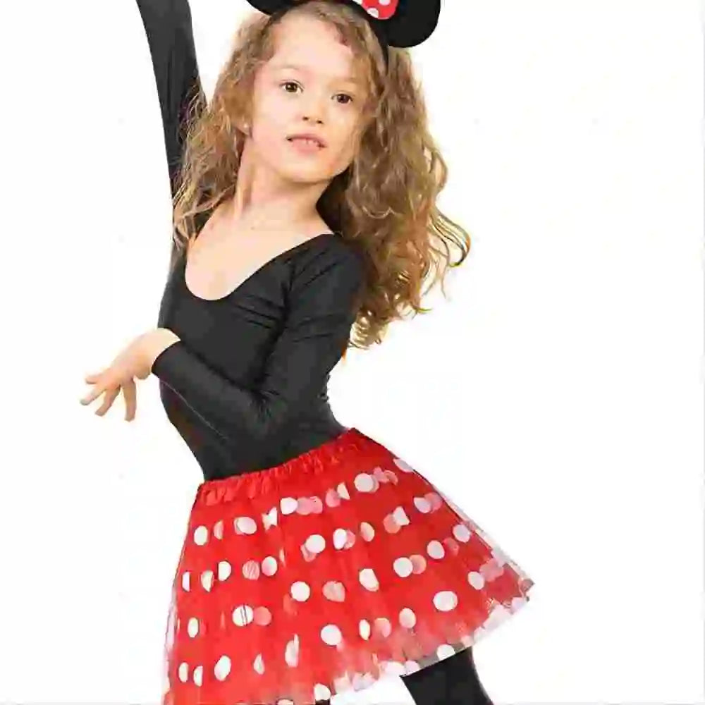 Jupe tutu de princesse à pois pour enfant