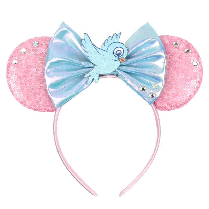 Diadema Infantil con Orejas y Lazo de Estilo Cartoon