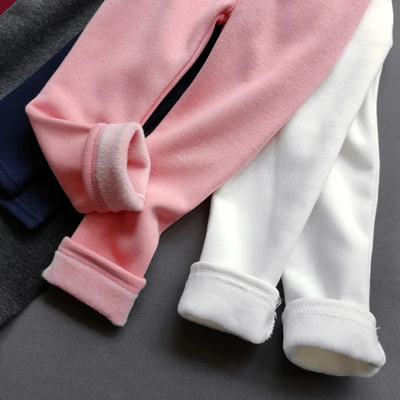 Pantalon enfant en coton avec taille élastique