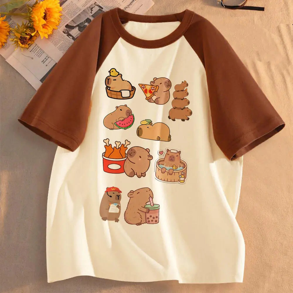 Camiseta Infantil de Modal con Estampado Divertido