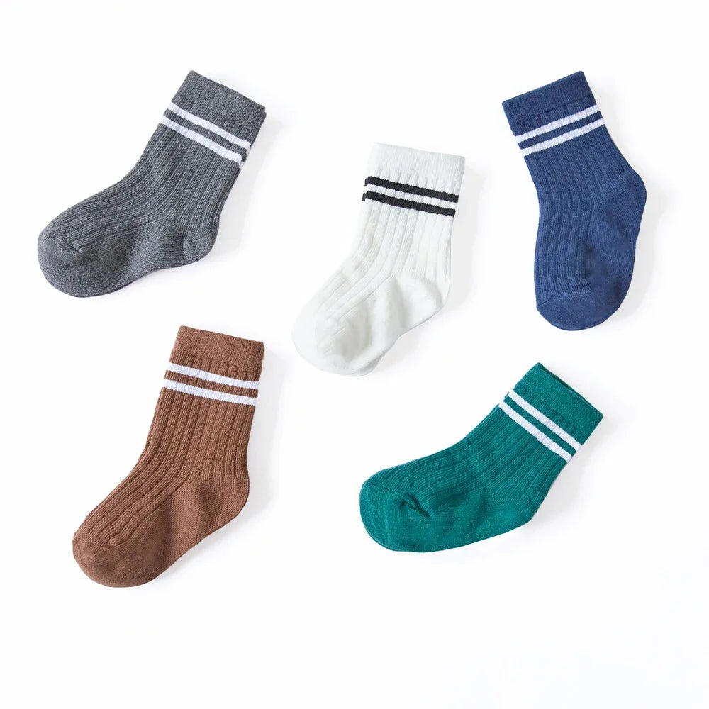 Pack de 3 Pares de Calcetines de Algodón para Bebé Niño