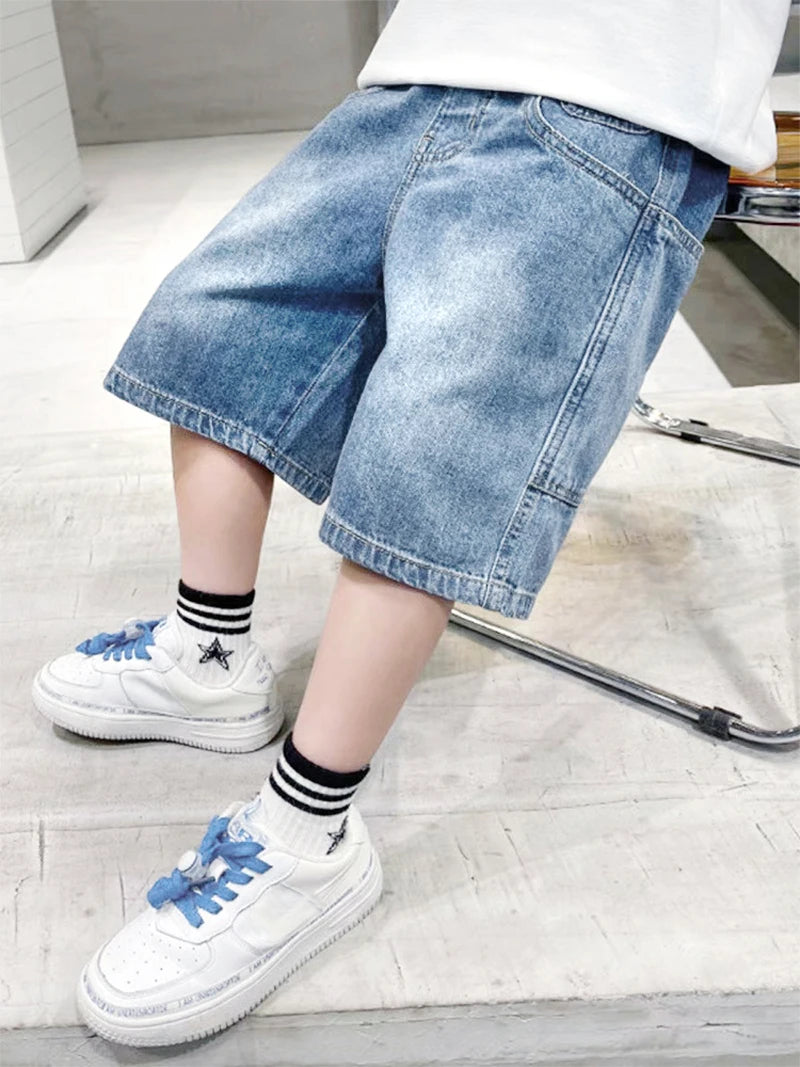 Short Infantil de Algodón Elástico para Niño