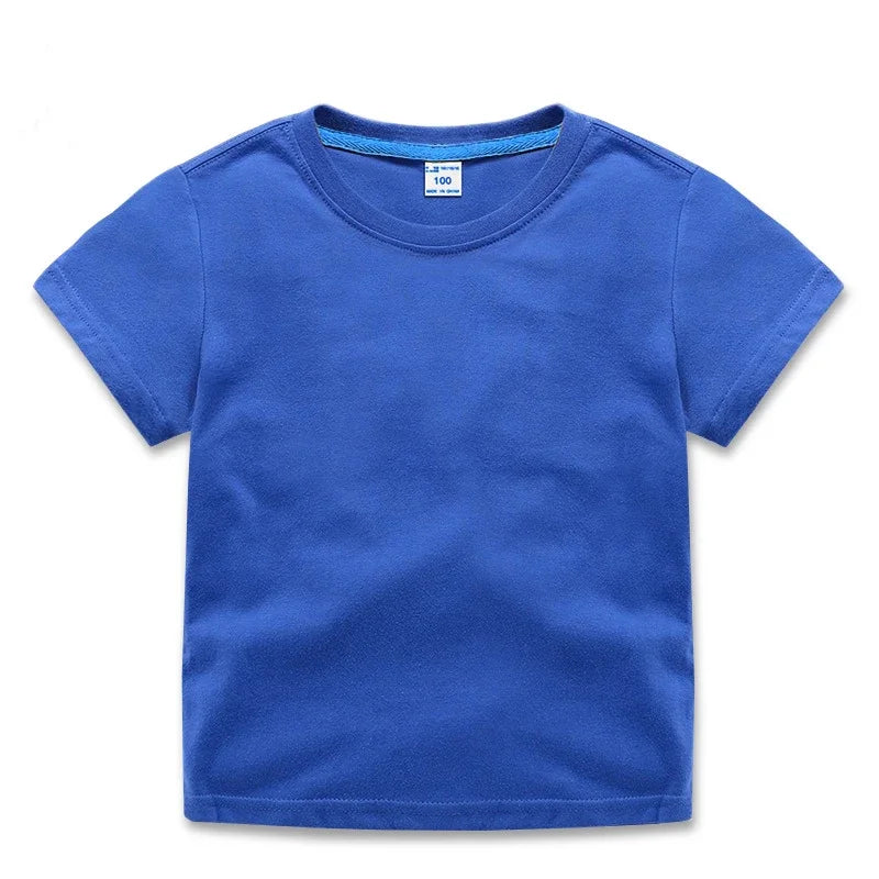 Camiseta Infantil Básica de Algodón