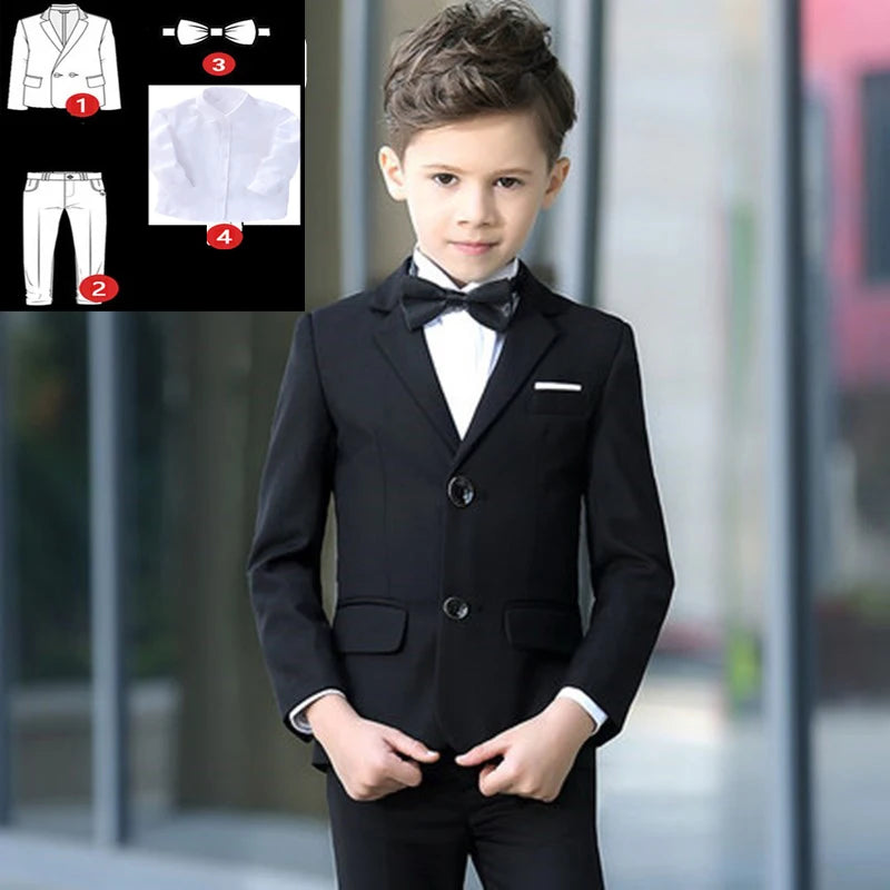 Traje Formal Infantil de Cuatro Piezas para Niño