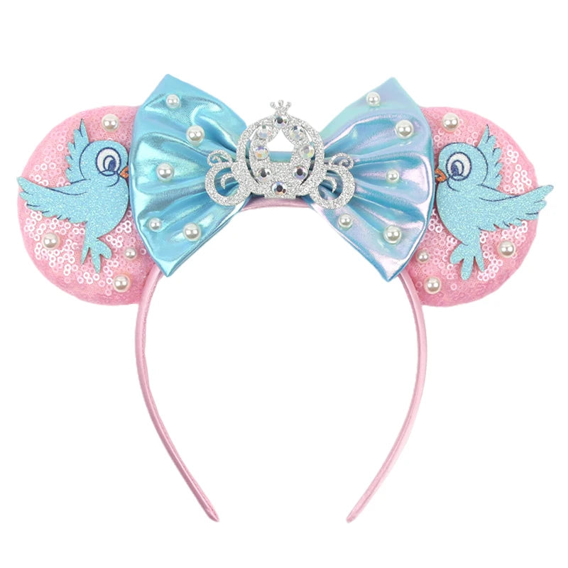 Diadema Infantil con Orejas y Lazo de Estilo Cartoon