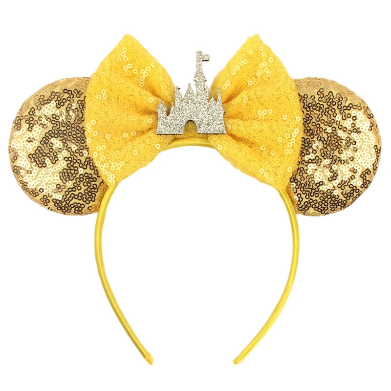 Diadema Infantil con Orejas y Lazo de Estilo Cartoon