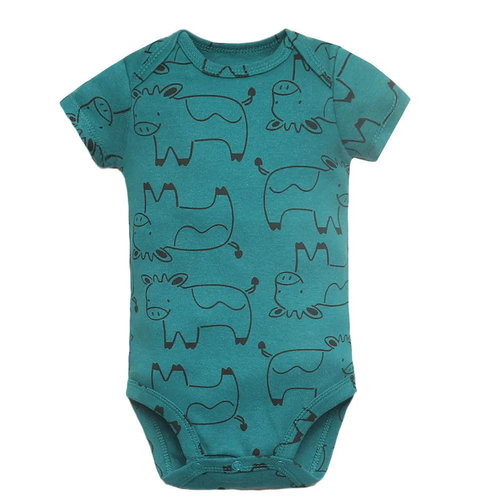 5-Pack Cotton Bodysuits for Baby