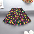 Falda Infantil de Algodón con Estampado Floral