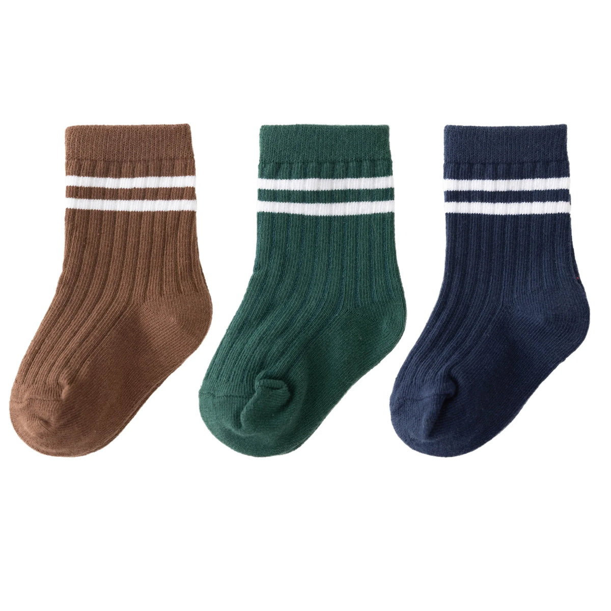 Lot de 3 paires de chaussettes en coton pour bébé garçon